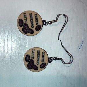 coffee earrings-no backs